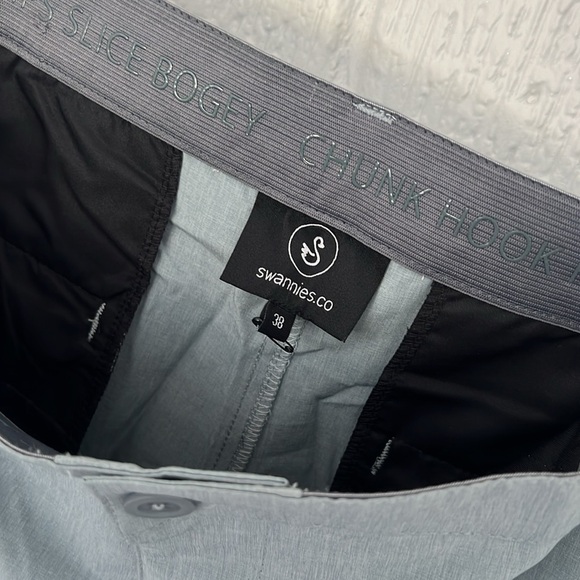 Swannies Men’s Sully Golf Shorts Size 38 in gray - Picture 5 of 10